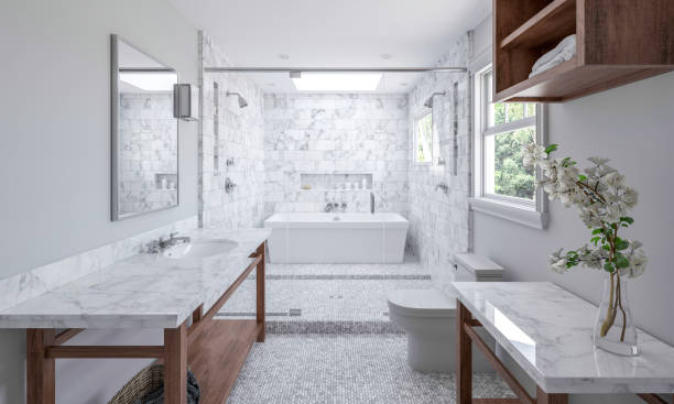 Bathroom natural Stone | Kopp's Carpet & Decorating